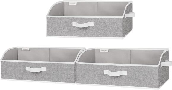 StorageWorks Other - StorageWorks Closet Storage Bins, Trapezoid Organizer Box for Shelves, Fabric